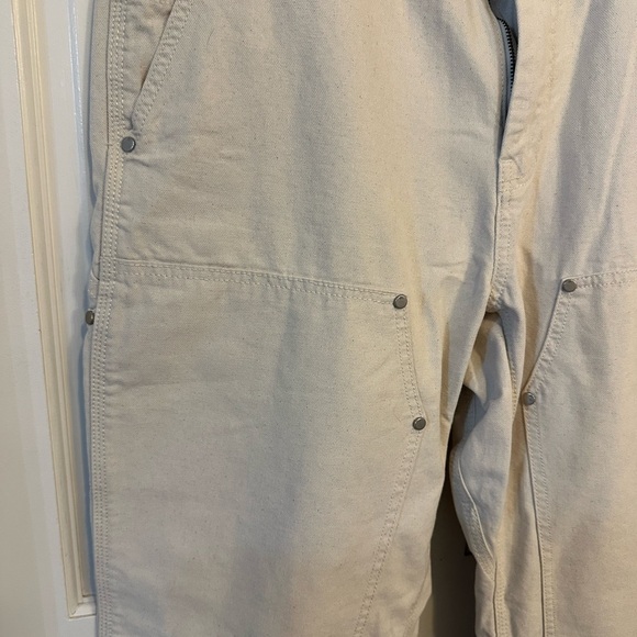 Banana Republic Pants Men's Straight Carpenter Painter Ecru 34X32 - Picture 3 of 13